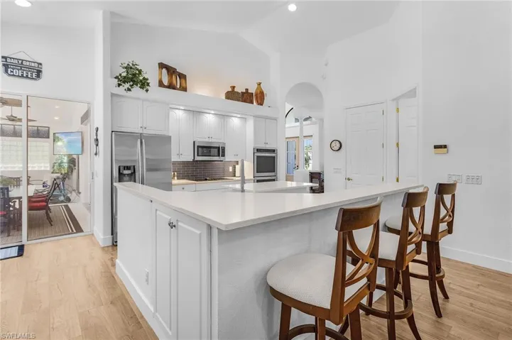 large breakfast bar