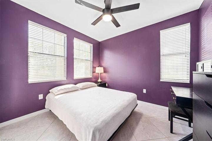 Front Bedroom - bed and new mattress convey with sale