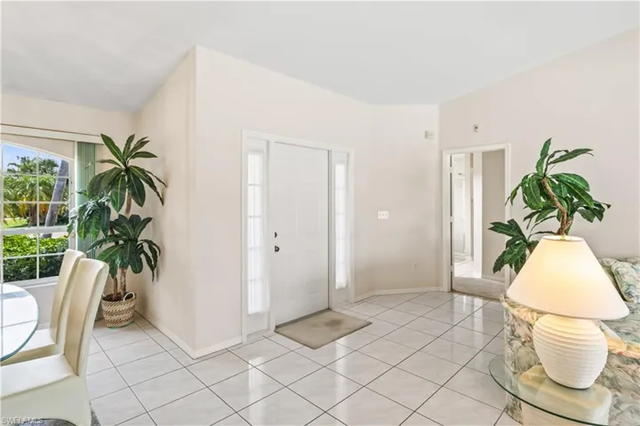 View of tiled entryway