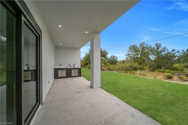View of patio