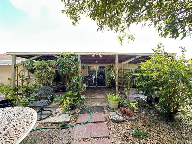 View of patio