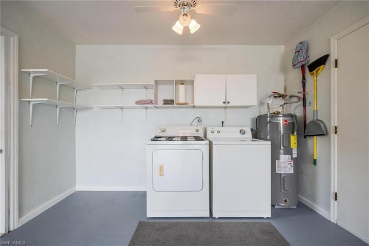 Washer and Dryer included along with a newer Hot Water Heater