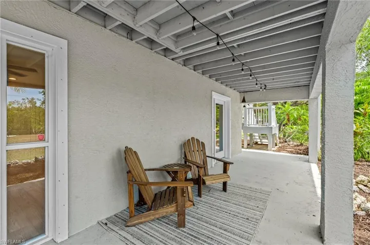 View of patio