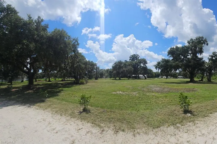 View of landscape barrier
