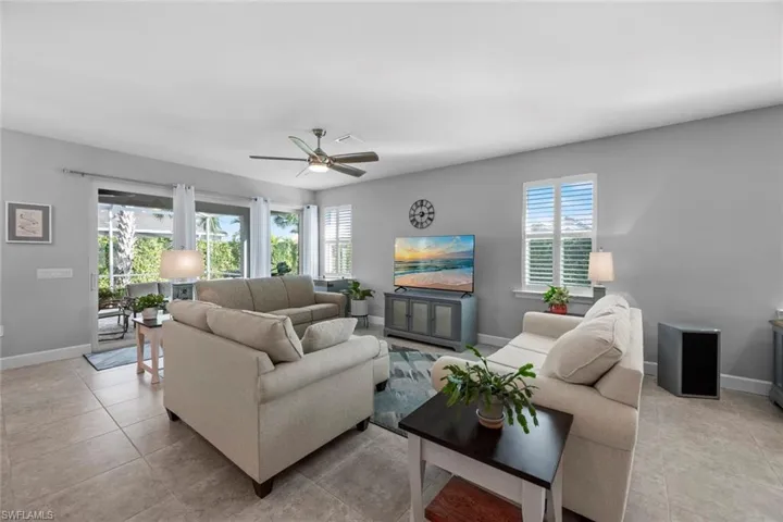 Seating area in great room