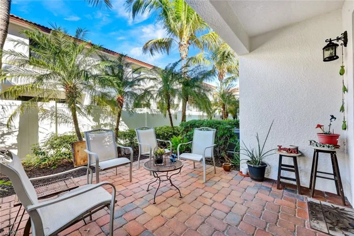 View of patio