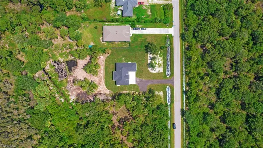 Aerial view of property's location