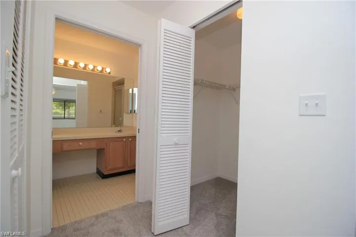 Closet with sink