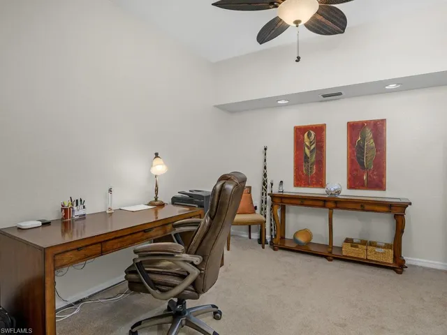 Study/Office with Pocket Doors & Murphy Bed