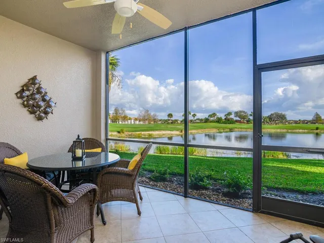 East lanai and spectacular views of lake/pond and golf