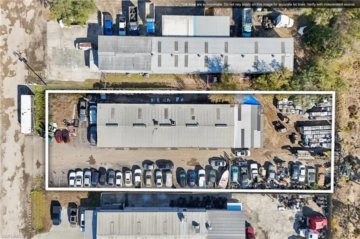 Bird's eye view of industrial structures