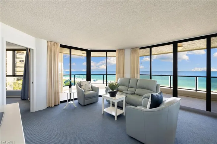 Incredible views throughout the living room.