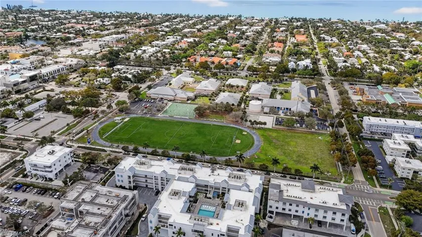 Aerial overview of property's location