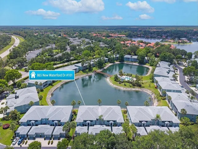 Aerial view of 865 New Waterford Drive, 101