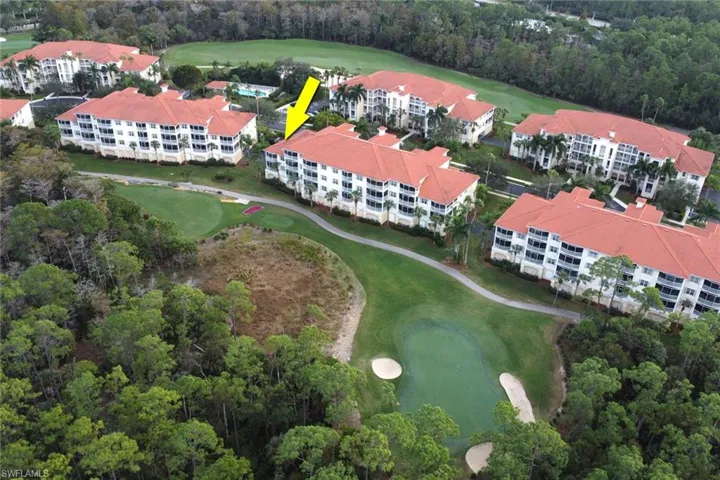 Bird's eye view of a local golf course