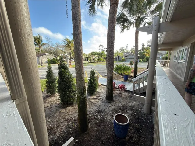 View of yard featuring a residential view