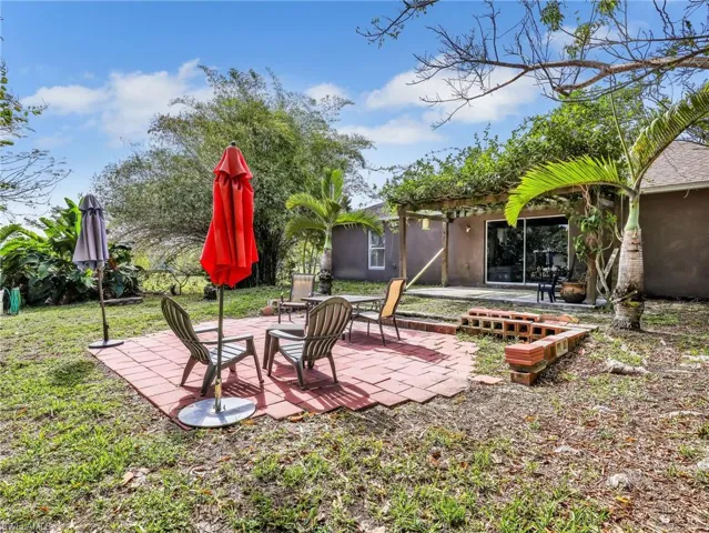 View of yard featuring a patio area