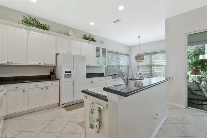 Eat in kitchen with added storage under window
