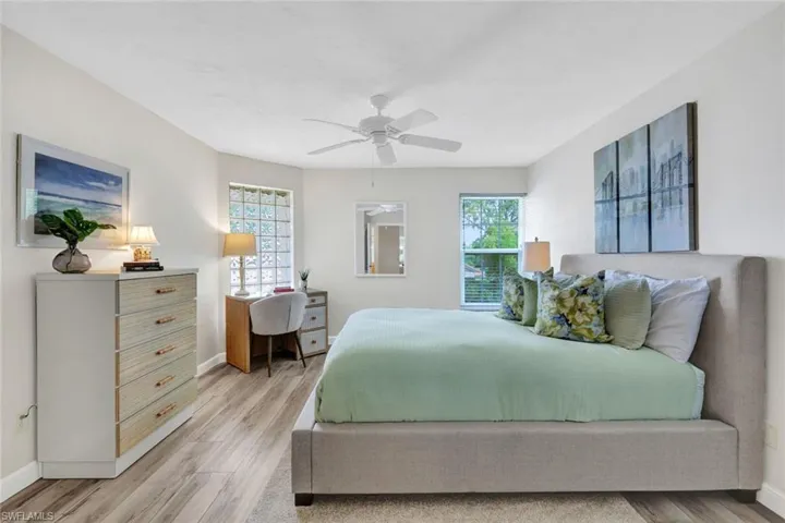 A well-proportioned third bedroom, fully updated and offering comfortable space ideal for guests, an office, or flexible use.