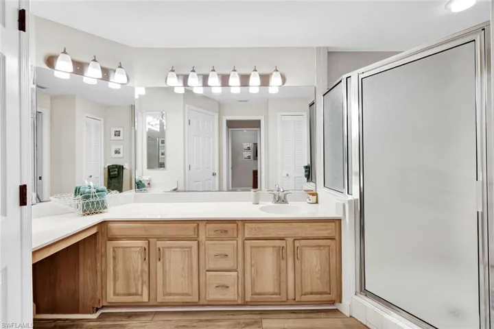 A spacious second Full bathroom featuring updated finishes and a well-designed layout for everyday comfort and convenience.