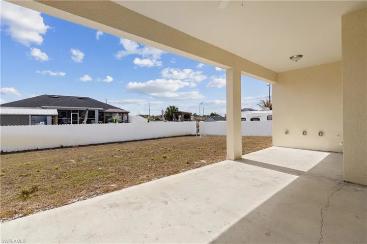 Patio area