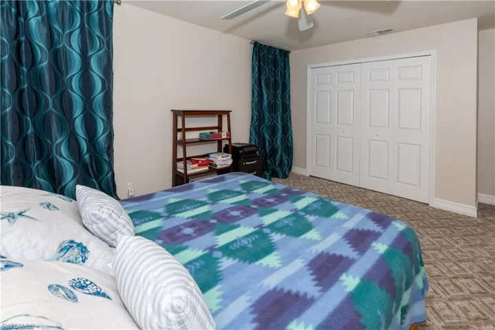Bedroom 3 with large closet