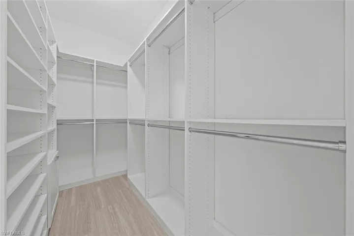View of spacious closet