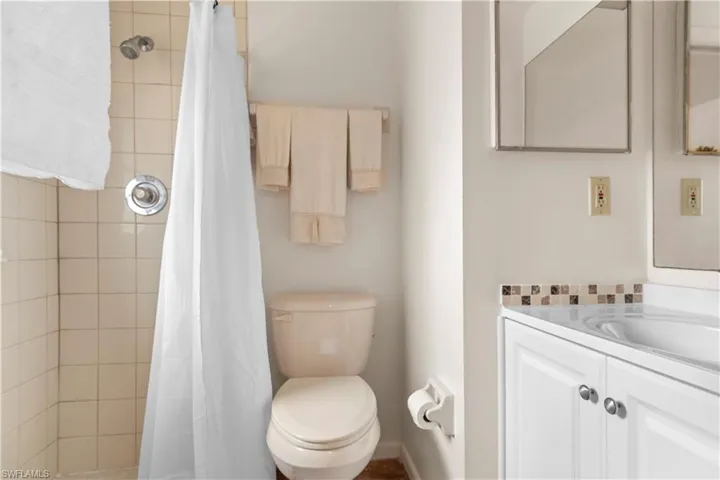 Primary bathroom with walk-in shower