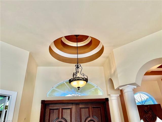 Coffered Ceiling at entrance