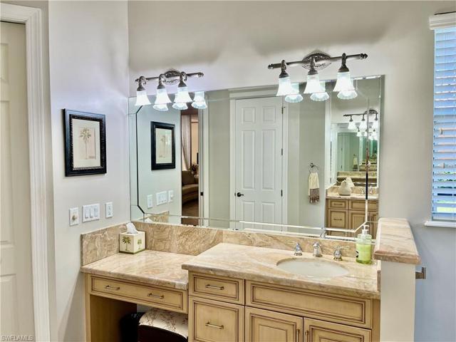 Sink with sitting area