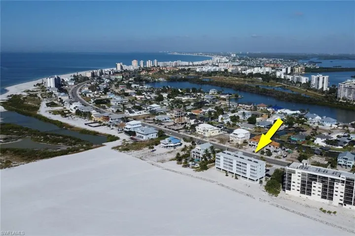 View of urban area with a nearby body of water