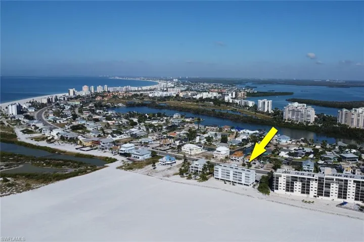 View of urban area featuring a nearby body of water