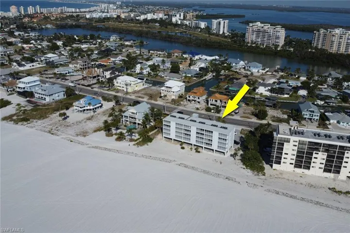 View of urban area with a nearby body of water