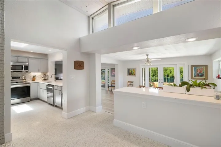 open and airy living