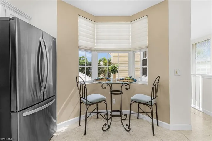 Breakfast area in kitchen with lots of natural light