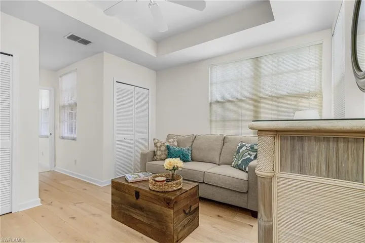 Bedroom #3 or Den with ensuite bathroom, two closets and wood flooring