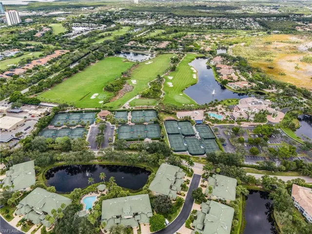Aerial view of Pelican Landing Tennis Center