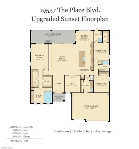 Upgraded Floor plan