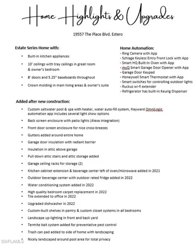 Highlights & Upgrades