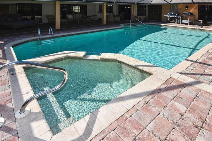 Hot tub and pool