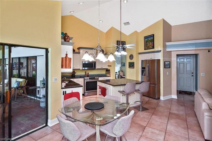 From breakfast area into kitchen