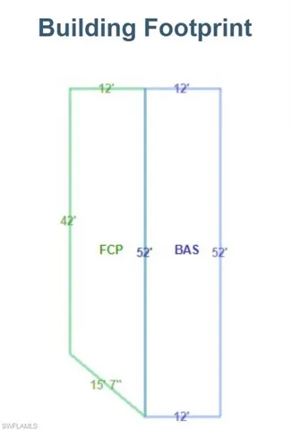 View of exterior building dimensions