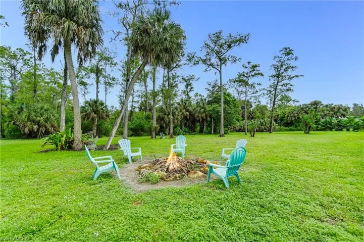 Enjoy your own Fire Pit at night in your backyard!