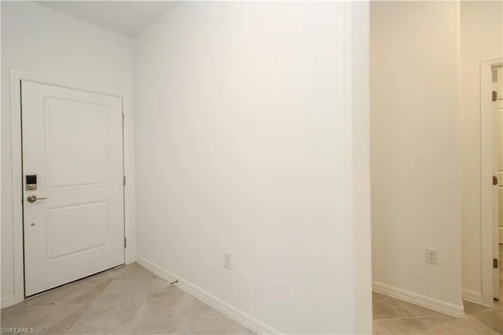View of tiled empty room