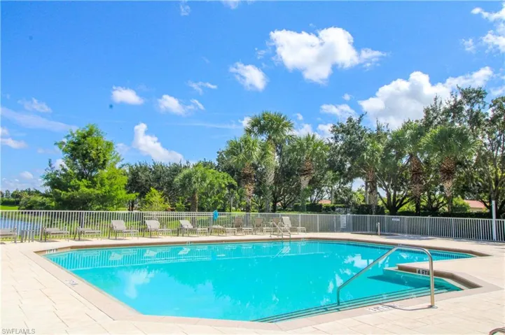 View of pool