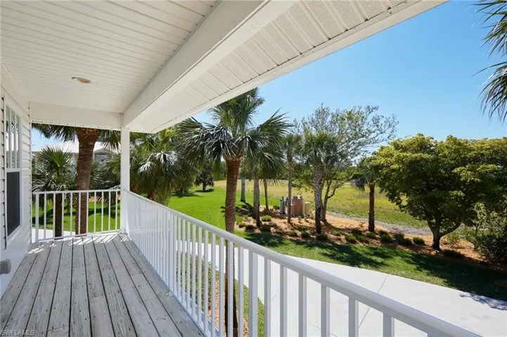 View from the deck of the guest house