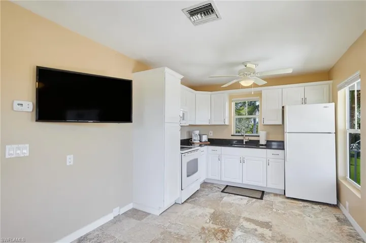 Kitchen area.