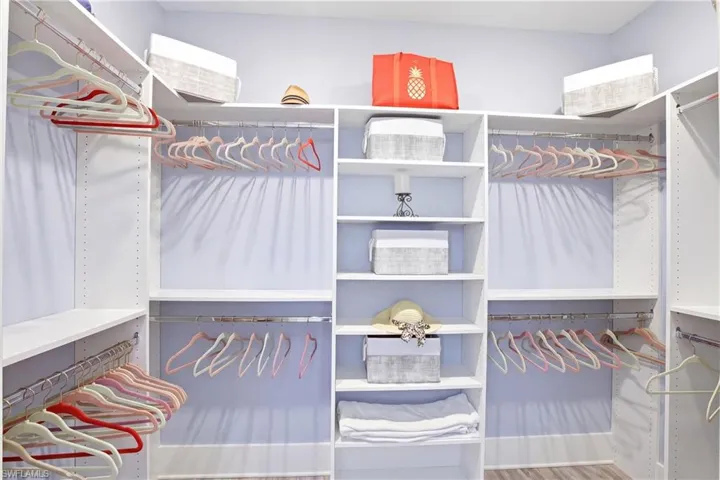 Walk in custom closet