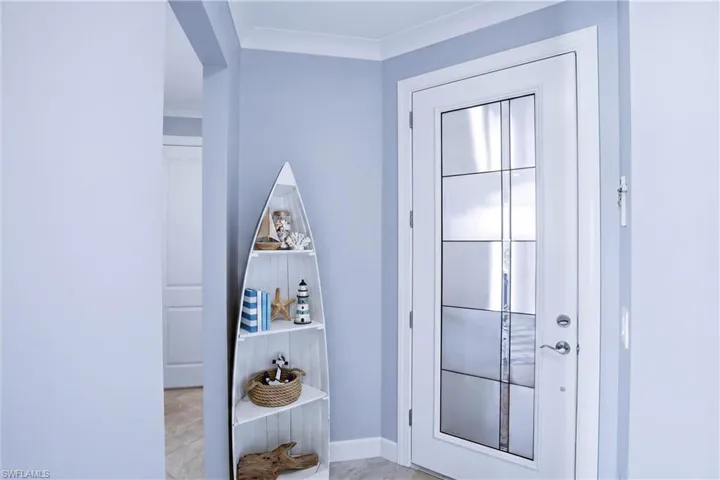 Glass front door