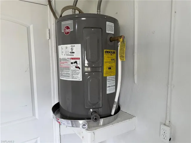 Utilities featuring water heater